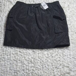 New Look Black Cargo Skirt